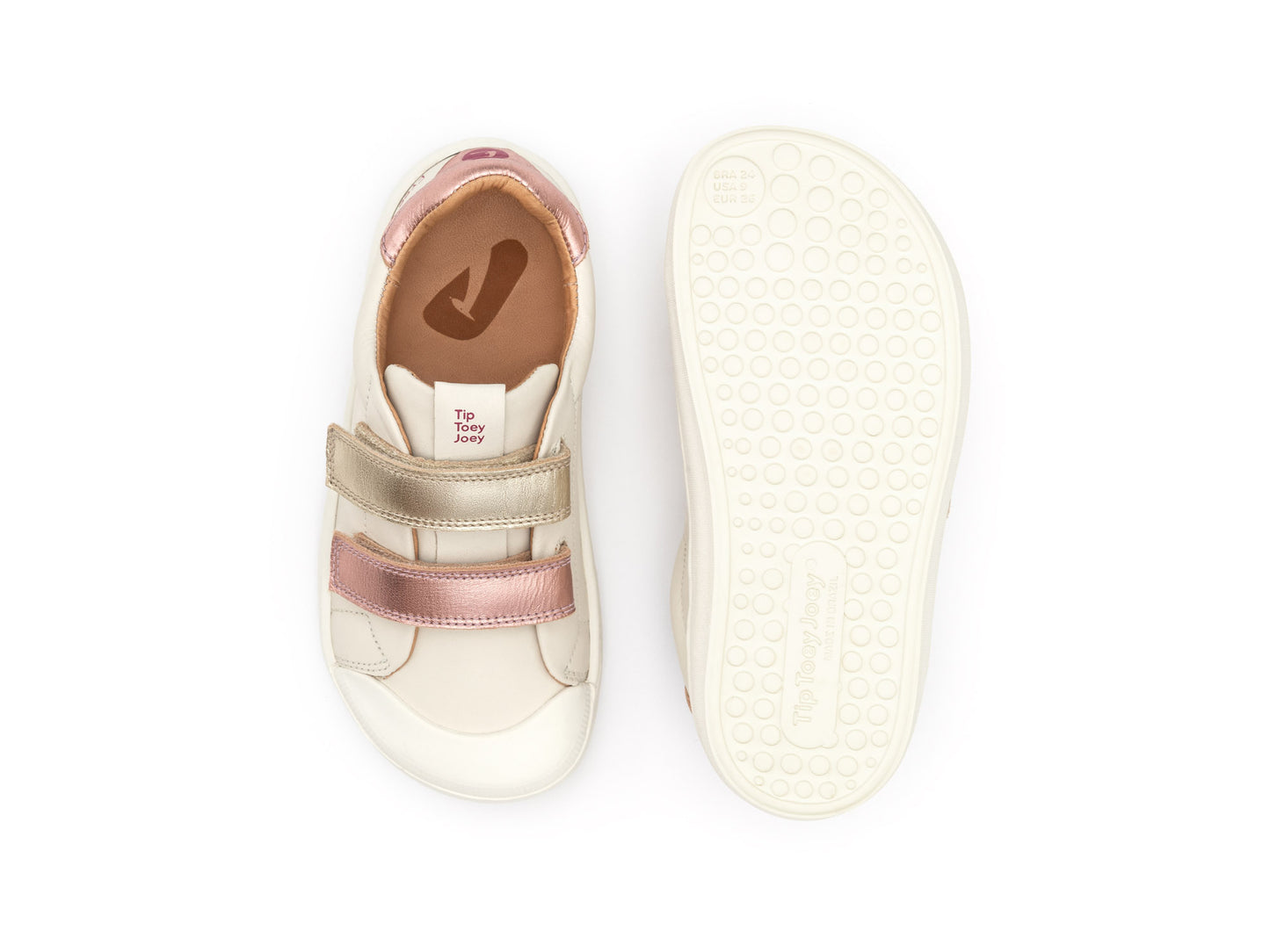Sapatilhas Ramp Play Tapioca/Rose Gold/Champagne - Tip Toey Joey