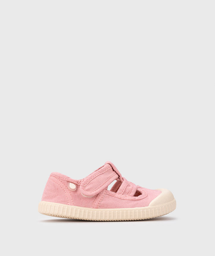 Sandália de Lona Berri Brf Wide Rosa - Igor