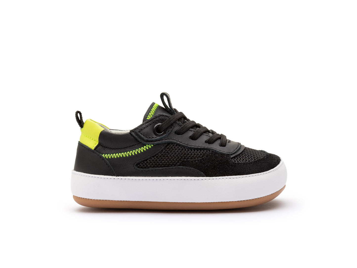 Sapatilhas Step Black/Yellow Neon - Tip Toey Joey