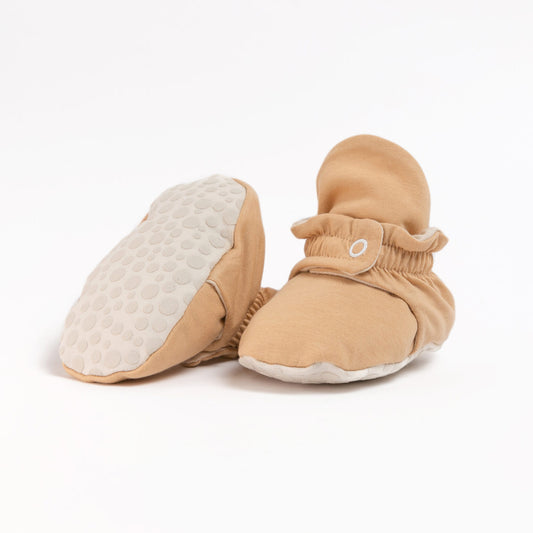 Baby Booties Cappuccino Cream - Zás Trás for Babies