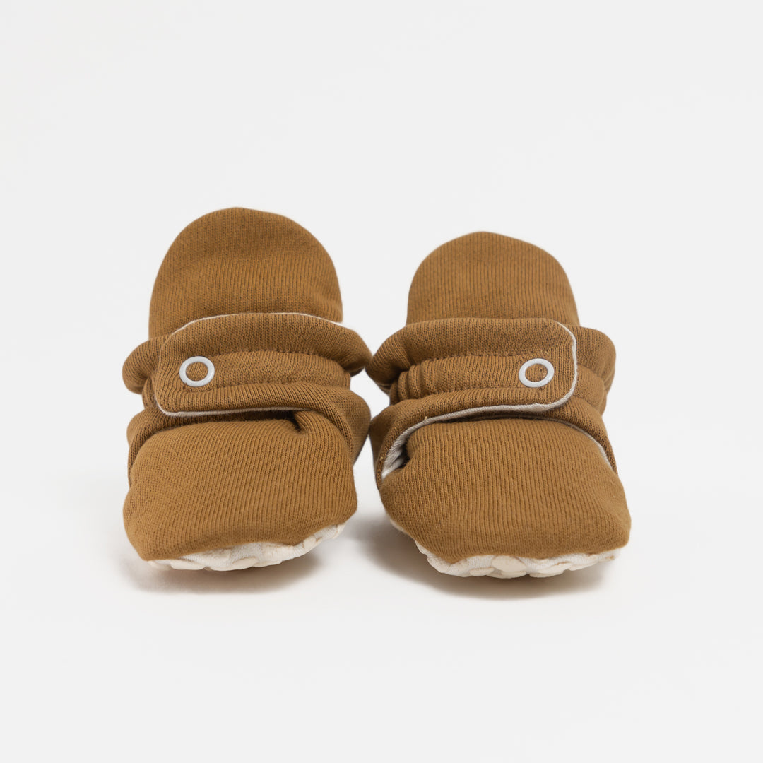 Baby Booties Honey Mustard - Zás Trás for Babies