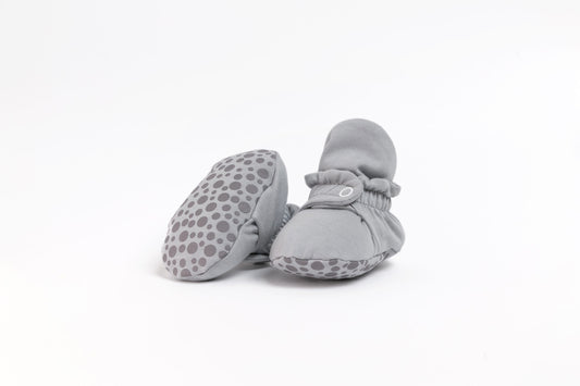 Baby Booties Silver Macaron - Zás Trás for Babies